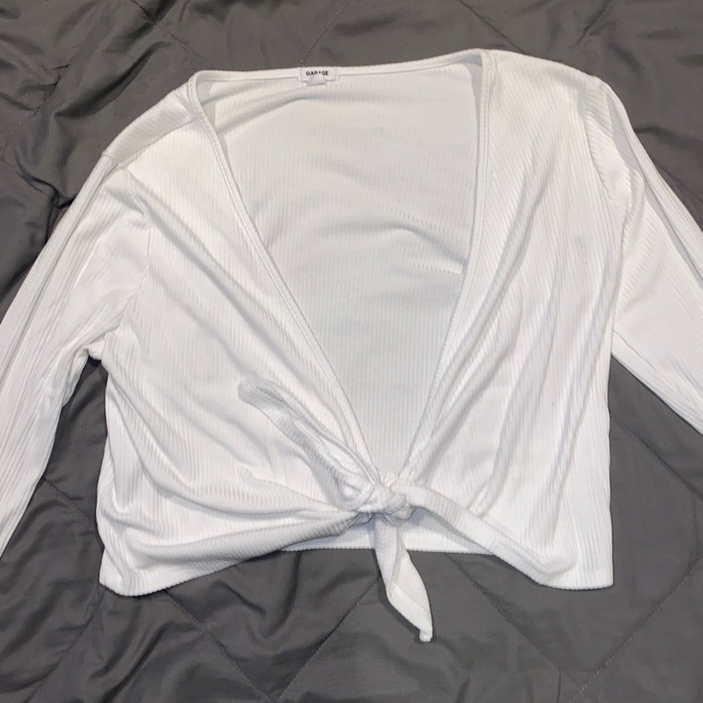 Ribbed long sleeved top